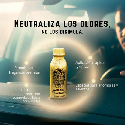 PERFUME PARA AUTO AROMA MILLONARIO CARBLOCK