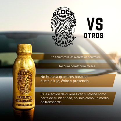 PERFUME PARA AUTO AROMA MILLONARIO CARBLOCK