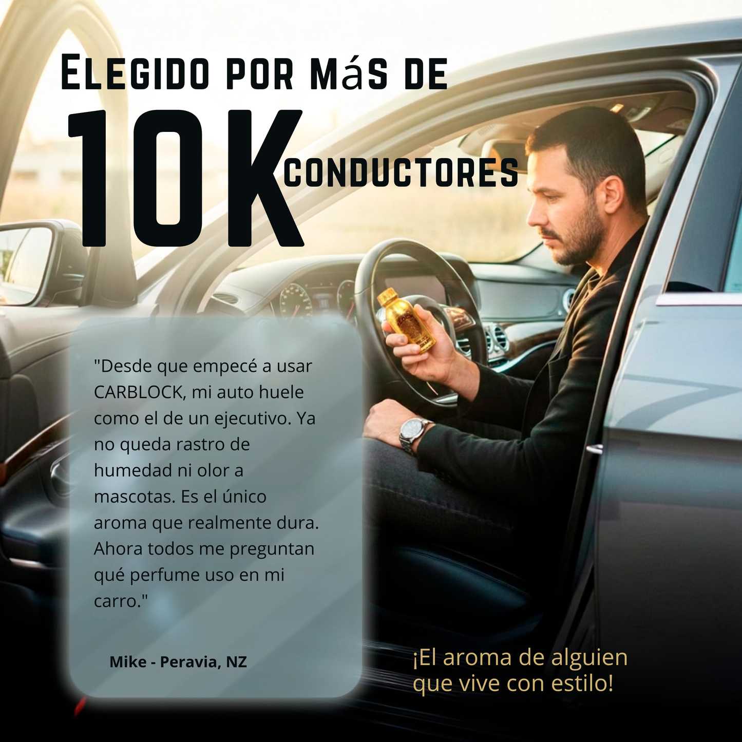 PERFUME PARA AUTO AROMA MILLONARIO CARBLOCK